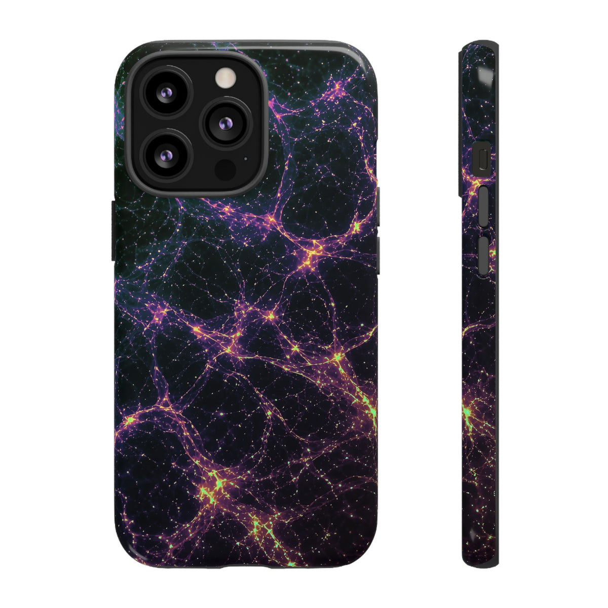 Neon Mycelium - Holographic Phone Case
