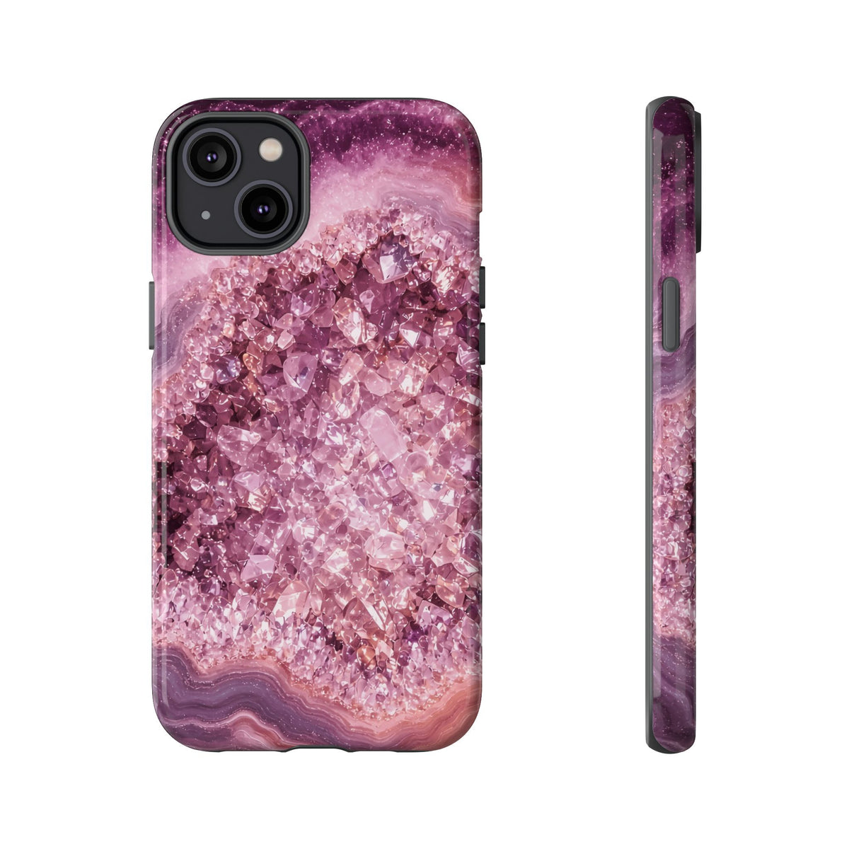 Geode Core - Rose Quartz Phone Case