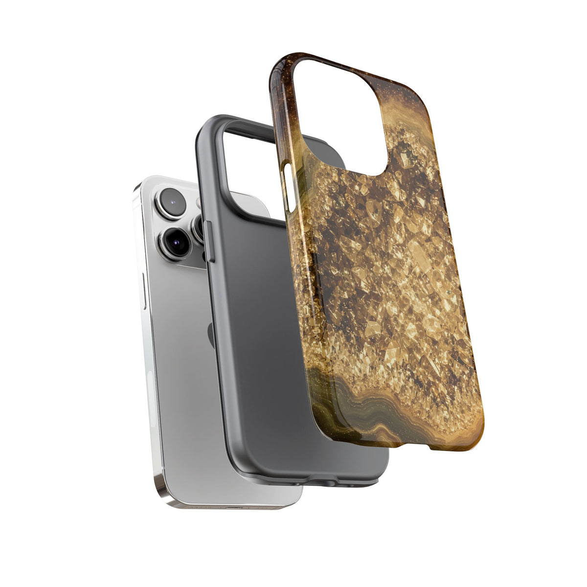 Geode Core - Gold Vein Phone Case
