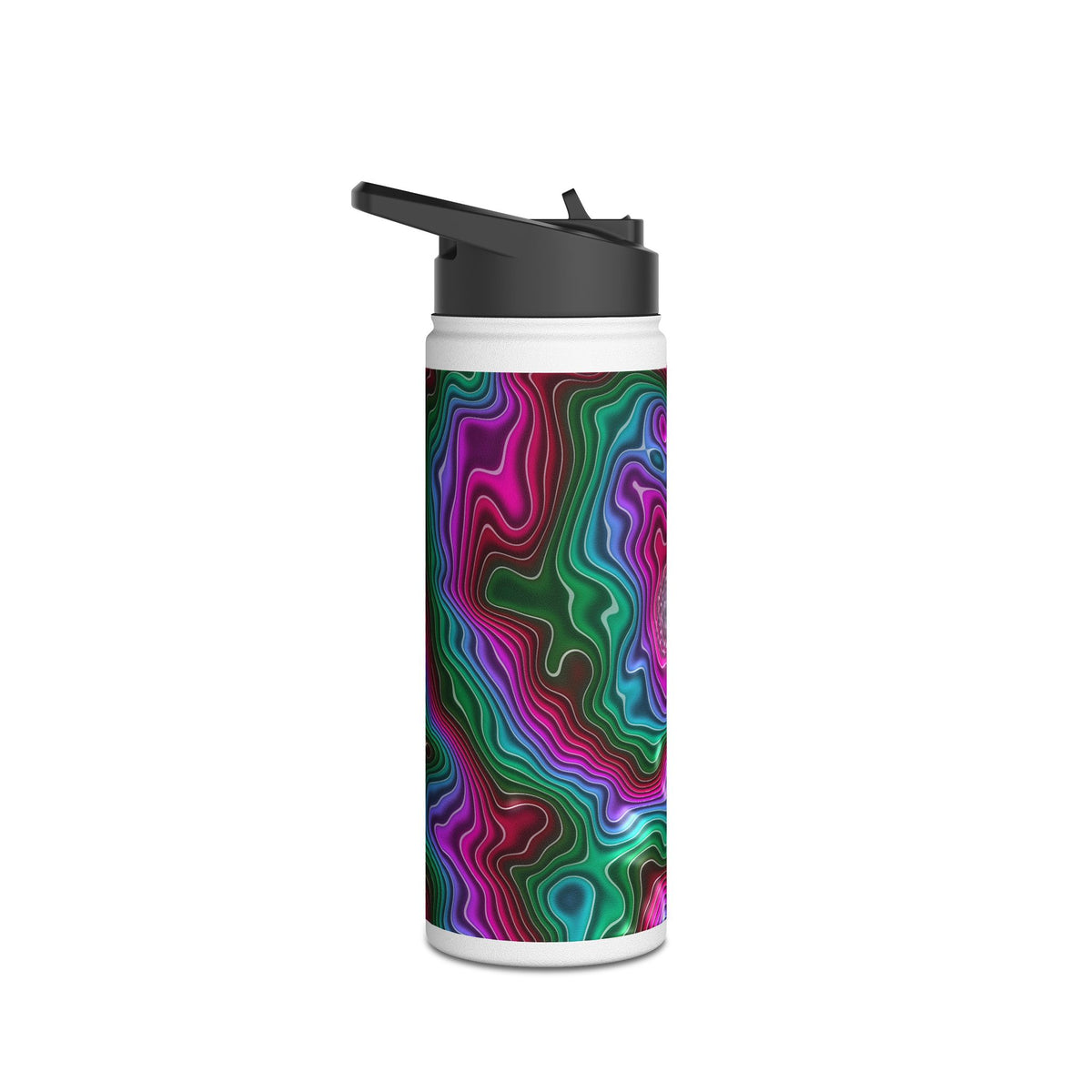 Neon Agate Water Bottle