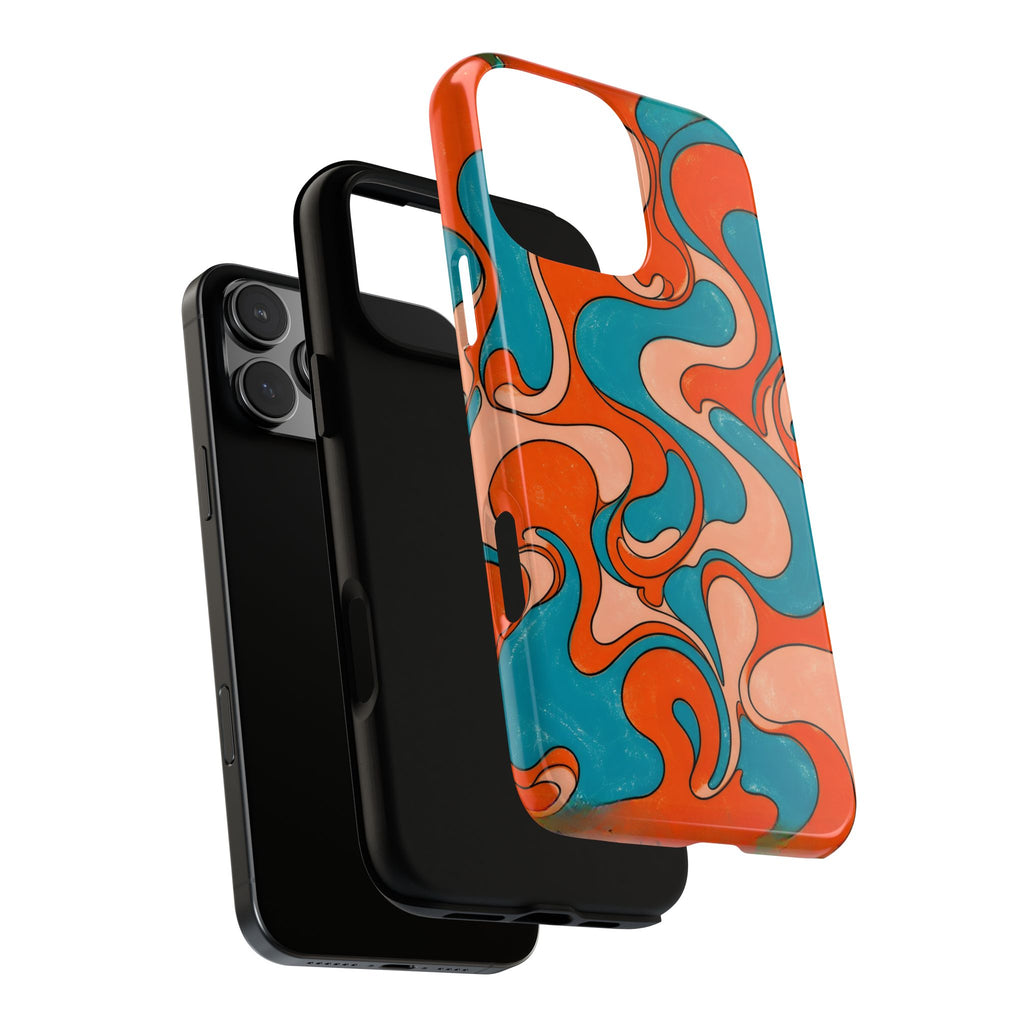 Fillmore Flow - Blood Orange & Teal Phone Case