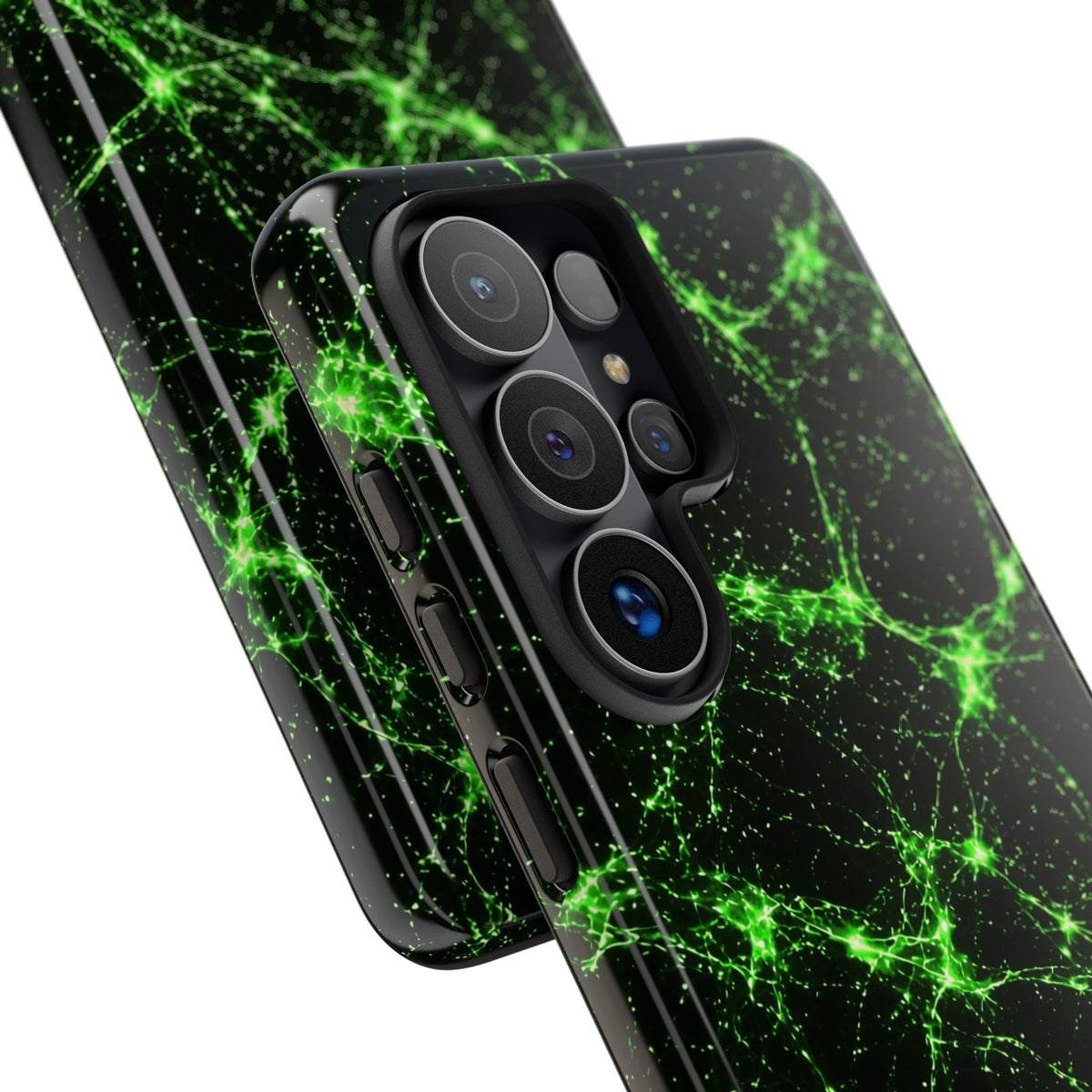 Neon Mycelium - Toxic Lime Phone Case