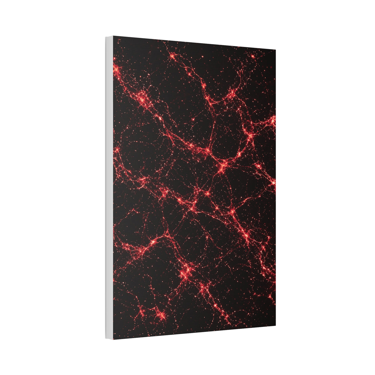 Neon Mycelium - Blood Moon Glossy Canvas