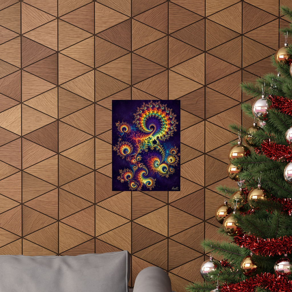 Copper Infinity - Rainbow Poster