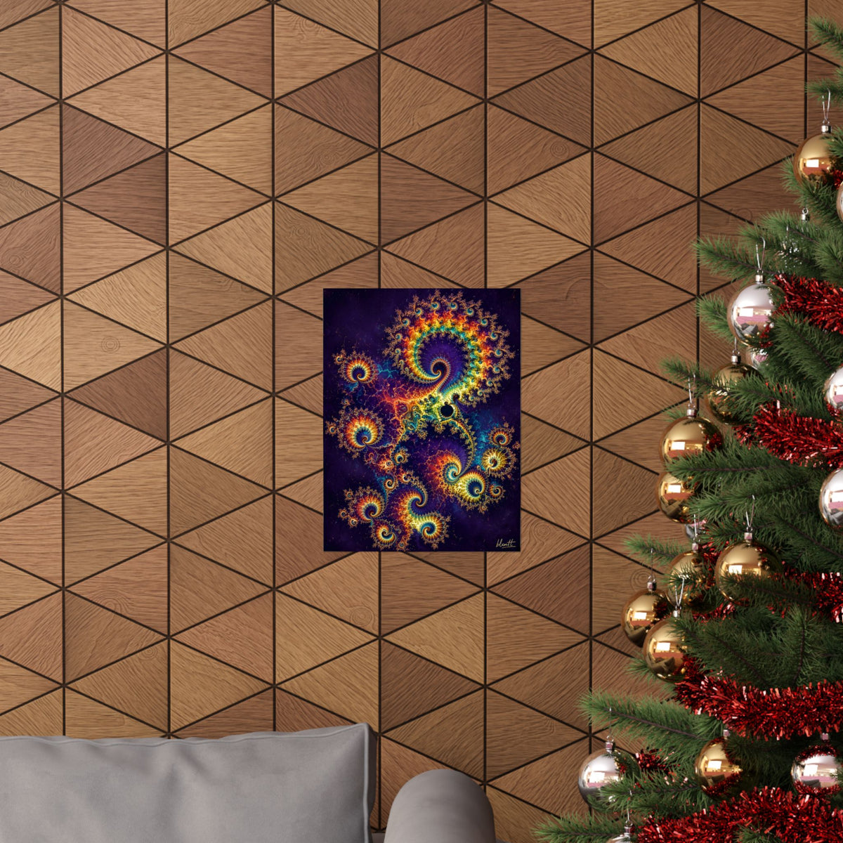 Copper Infinity - Rainbow Poster