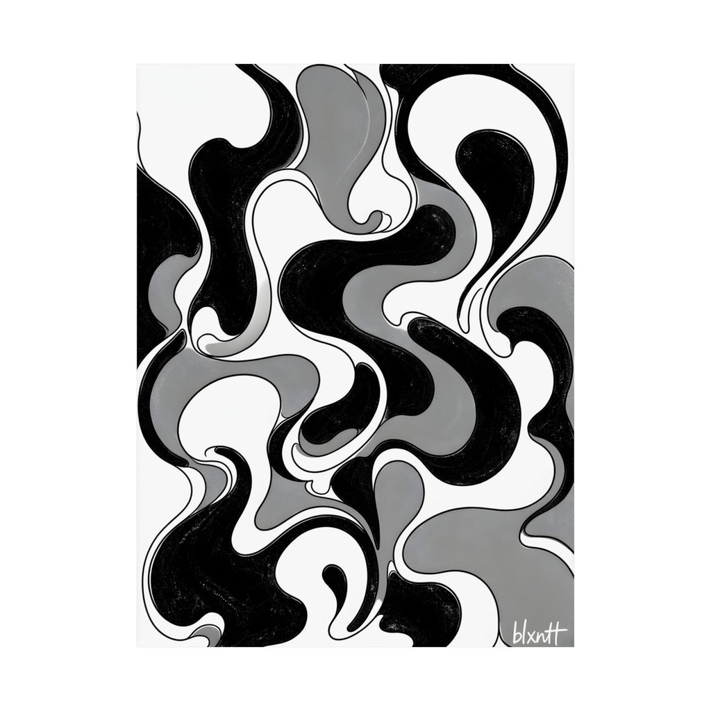 Fillmore Flow - Monochrome Poster