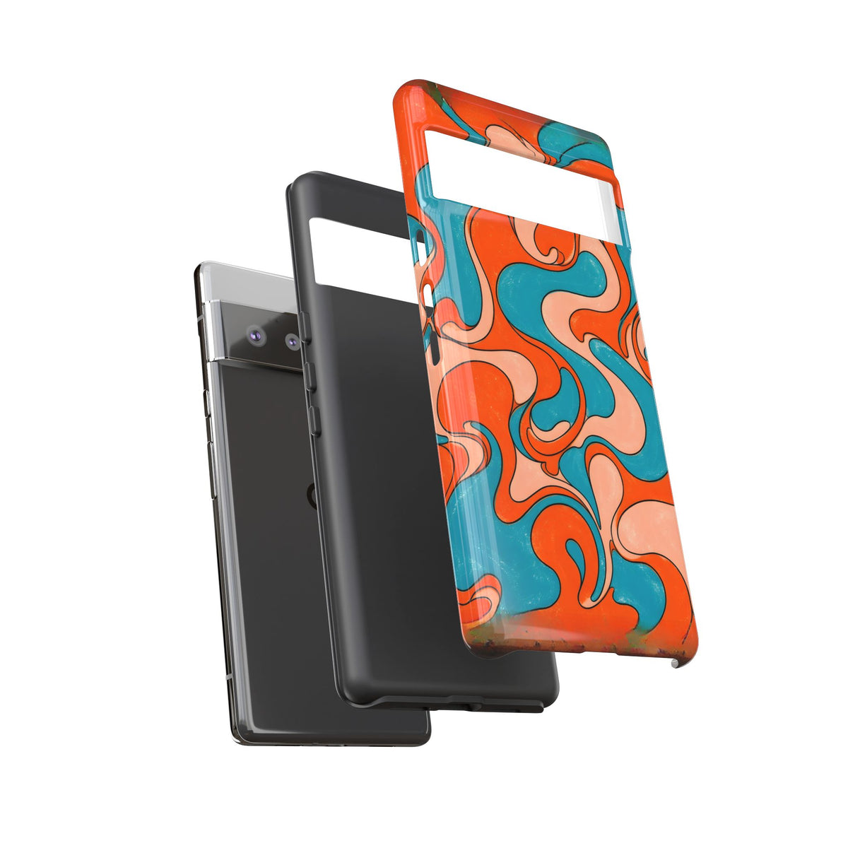 Fillmore Flow - Blood Orange & Teal Phone Case