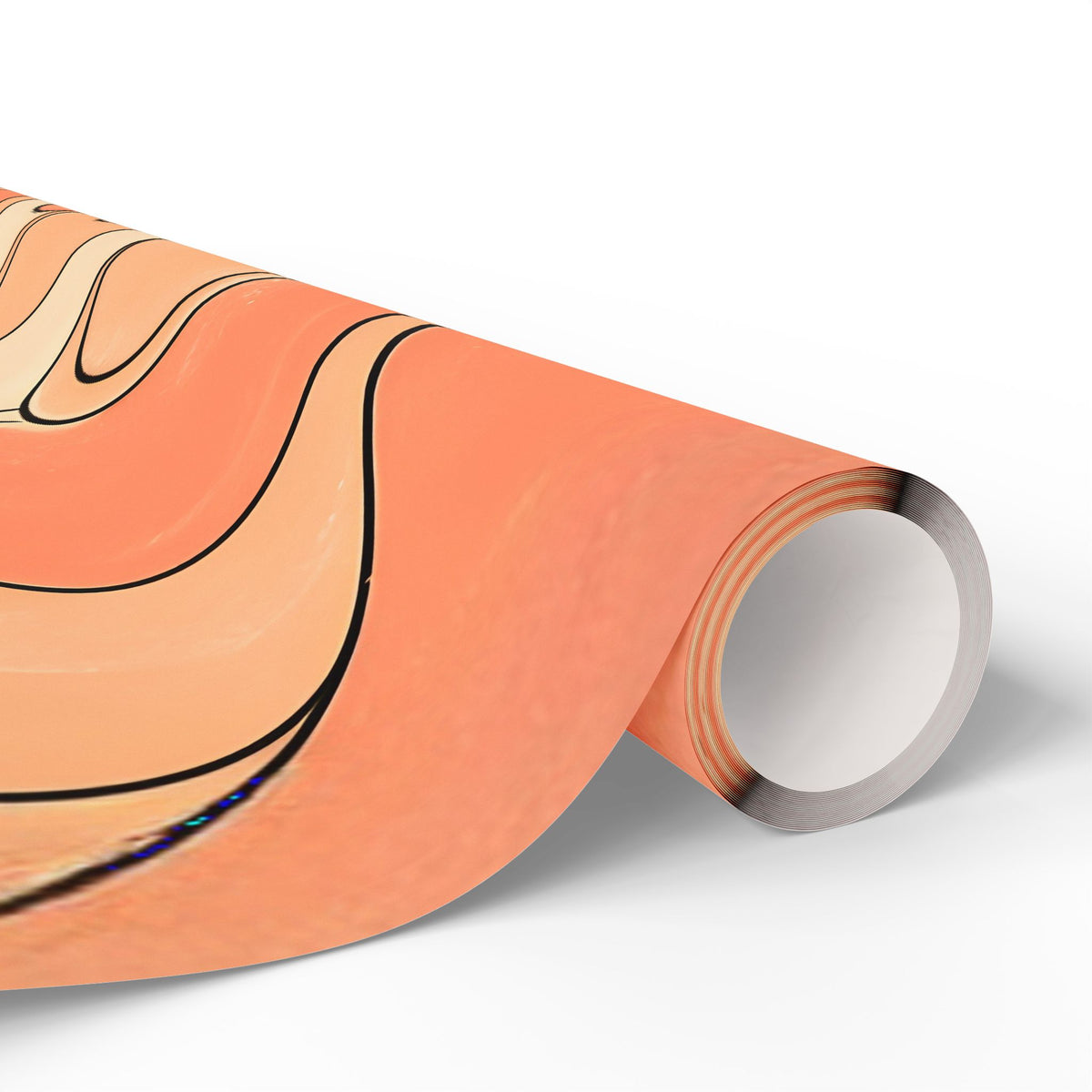 Fillmore Flow - Peach Wrapping Paper