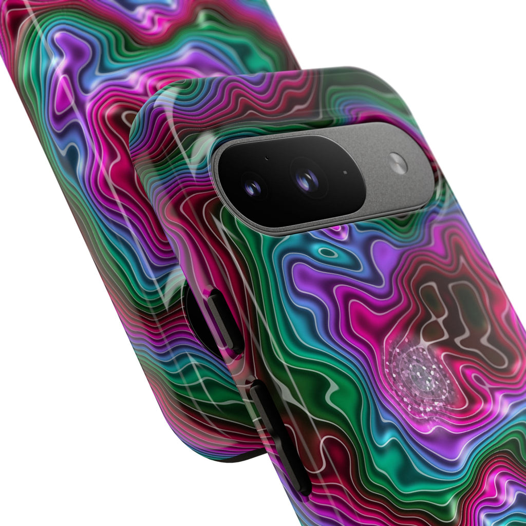 Neon Agate Phone Case