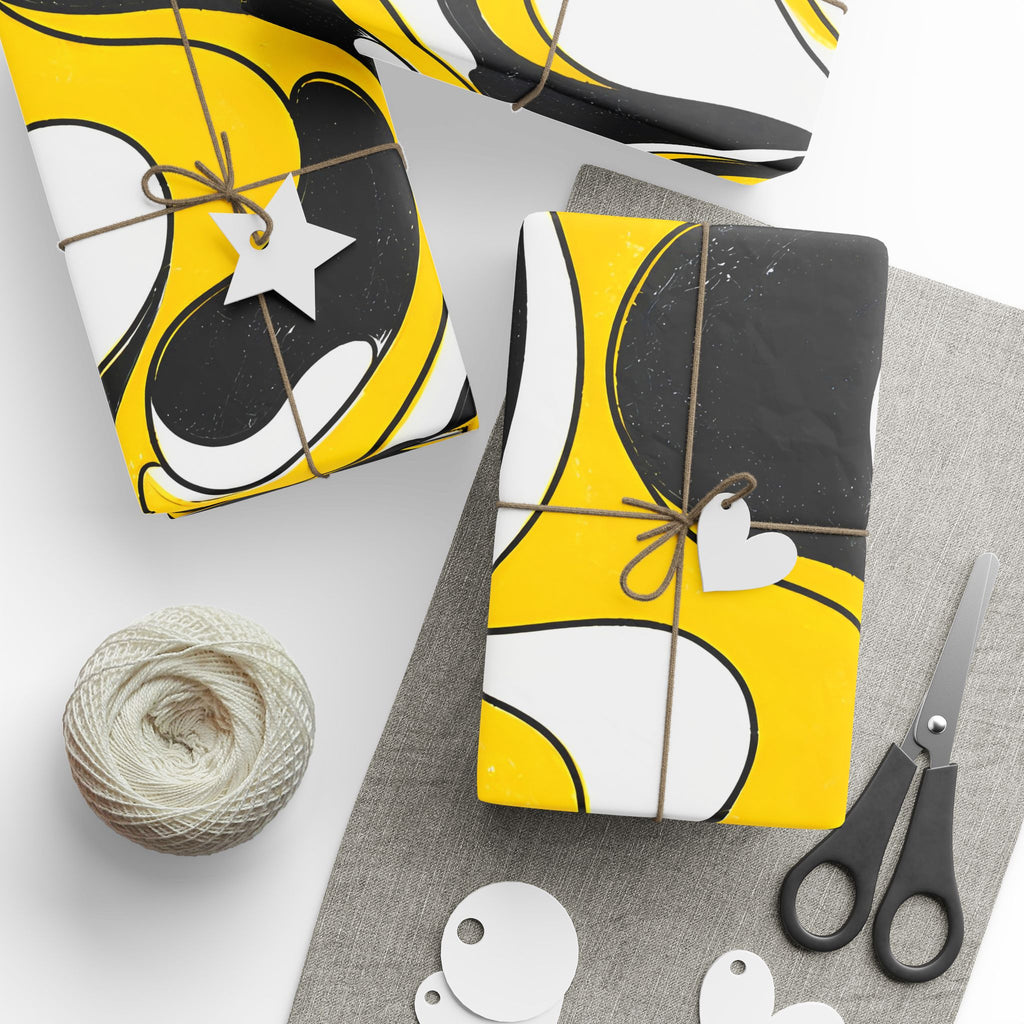 Fillmore Flow - Hazard Yellow Wrapping Paper