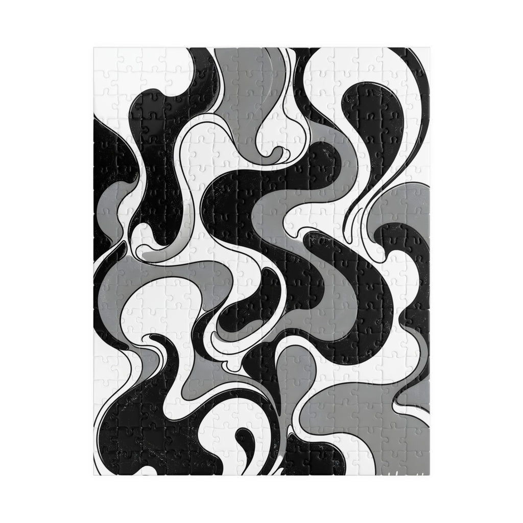 Fillmore Flow - Monochrome Jigsaw Puzzle