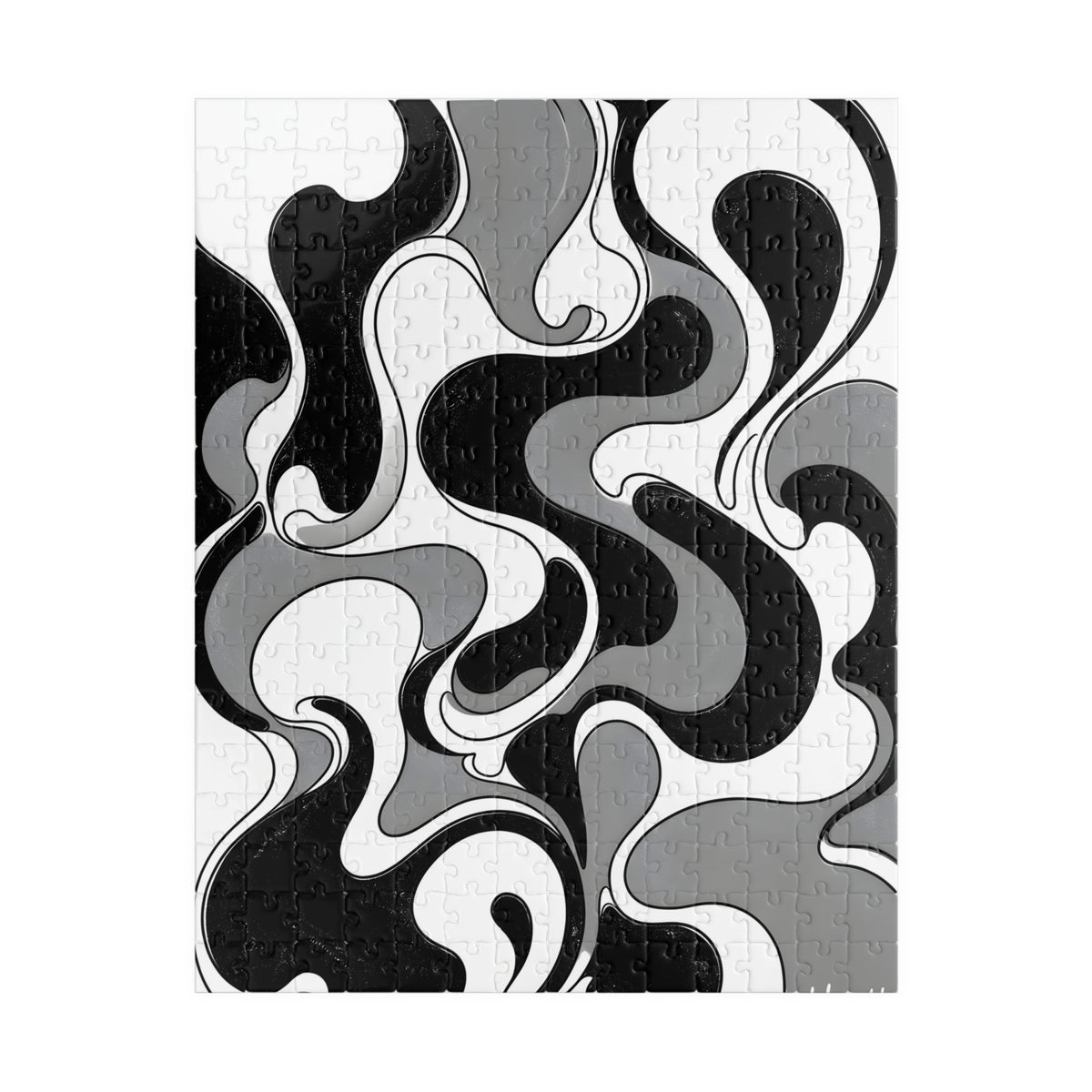 Fillmore Flow - Monochrome Jigsaw Puzzle