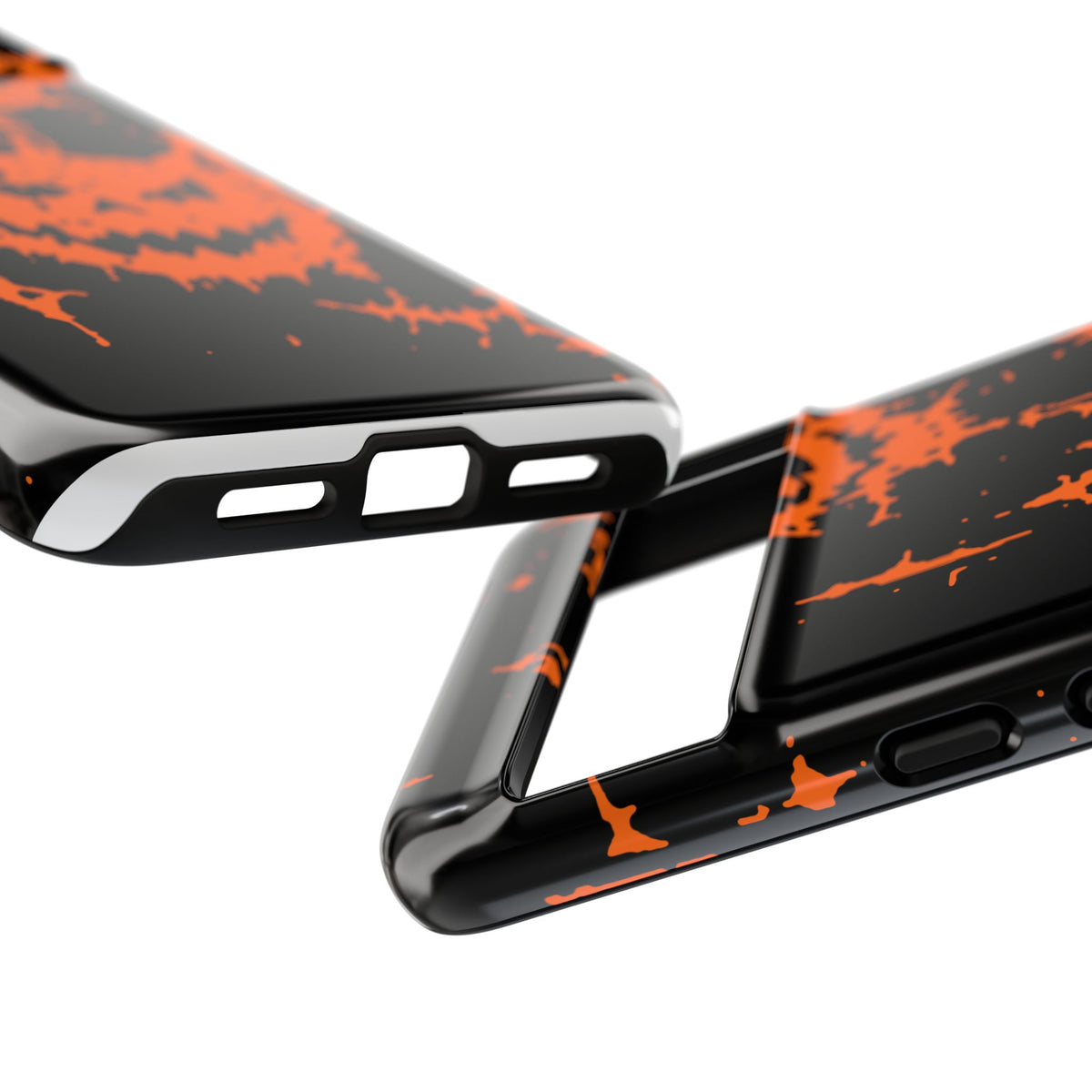 Orange Spiderweb Pumpkin Phone Case