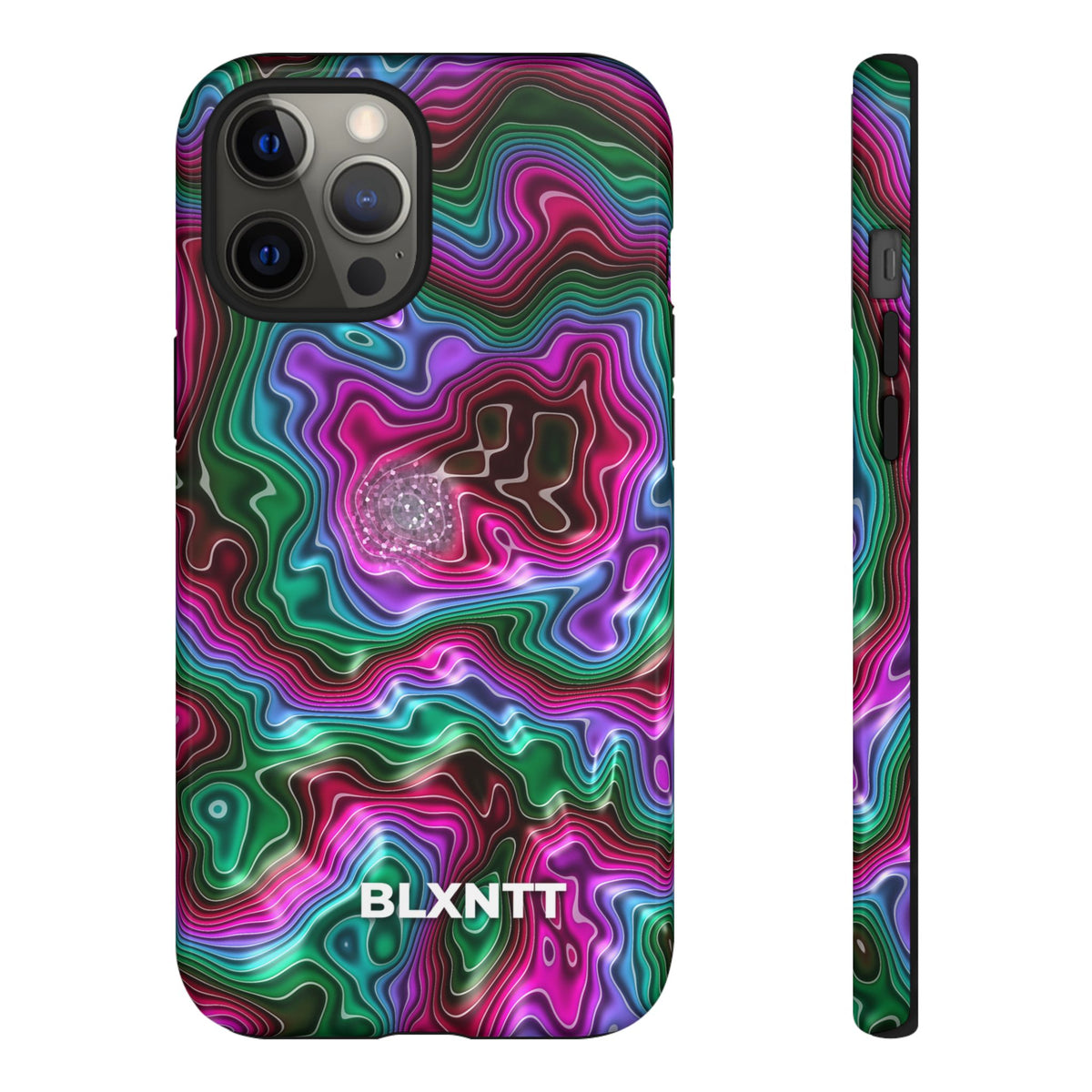 Neon Agate Phone Case