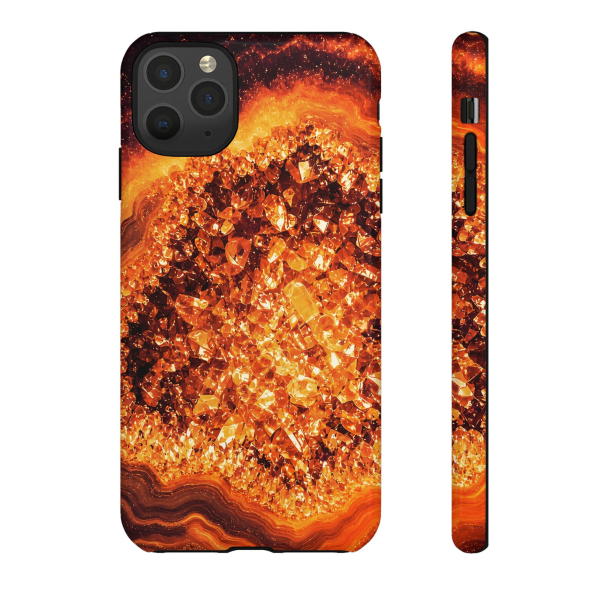 Geode Core - Molten Lava Phone Case