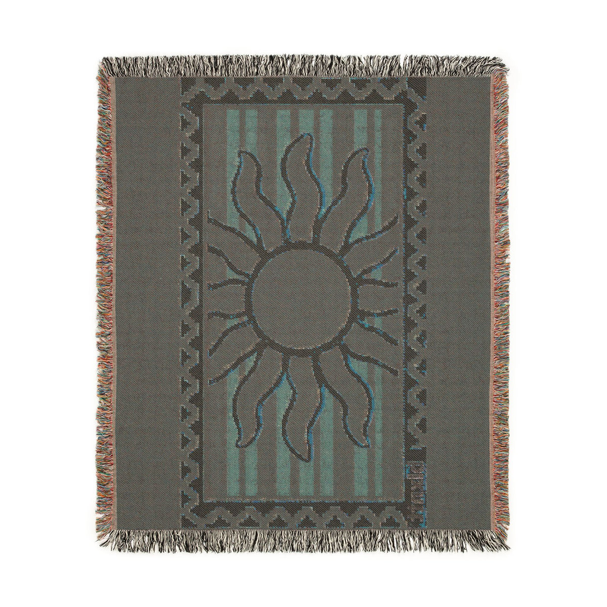 BLXNTT Red Hippie Woven Blanket #4