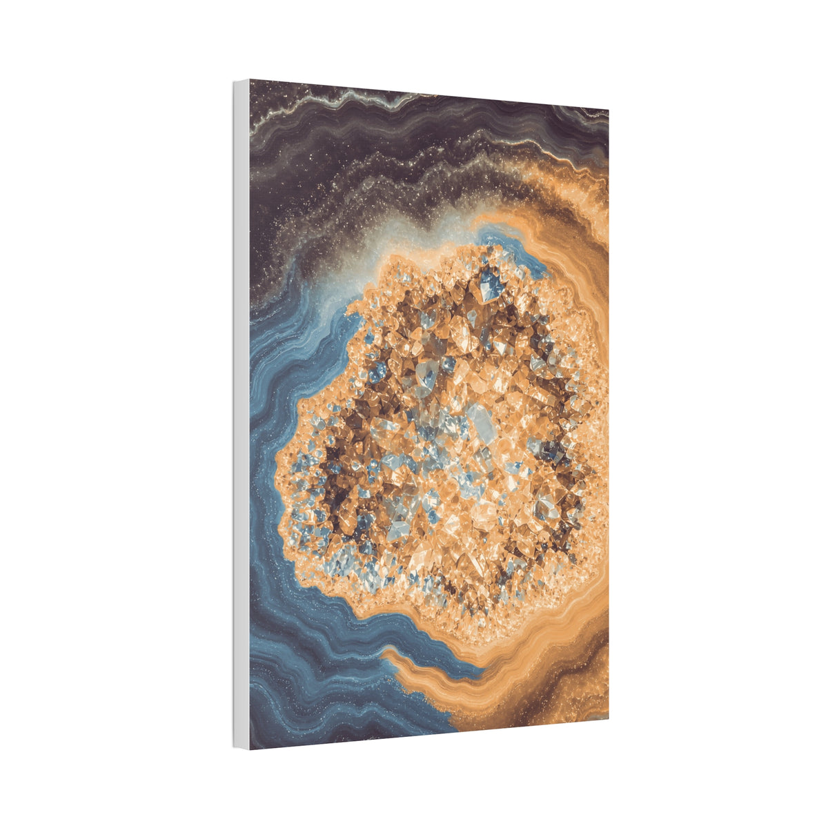 Geode Core - Desert Mirage Glossy Canvas