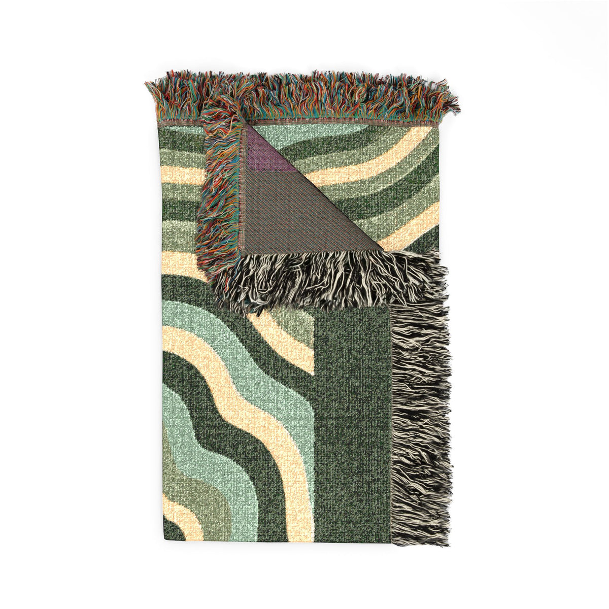 BLXNTT Green Hippie Woven Blanket #3