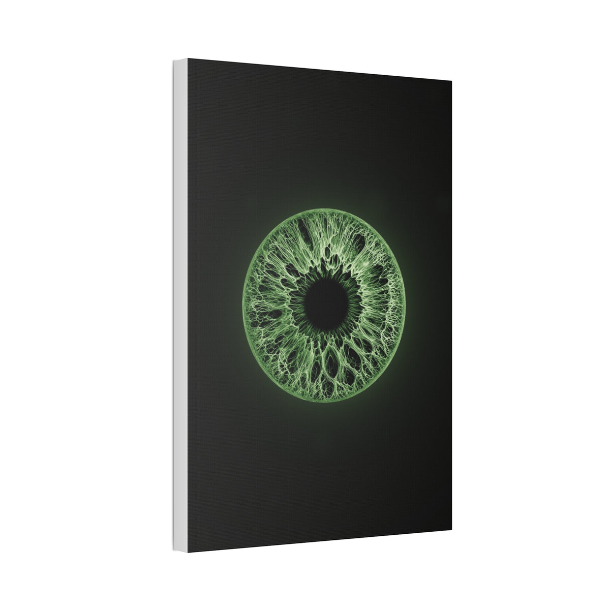 BLXNTT Iris – Lace Web Green Glossy Canvas