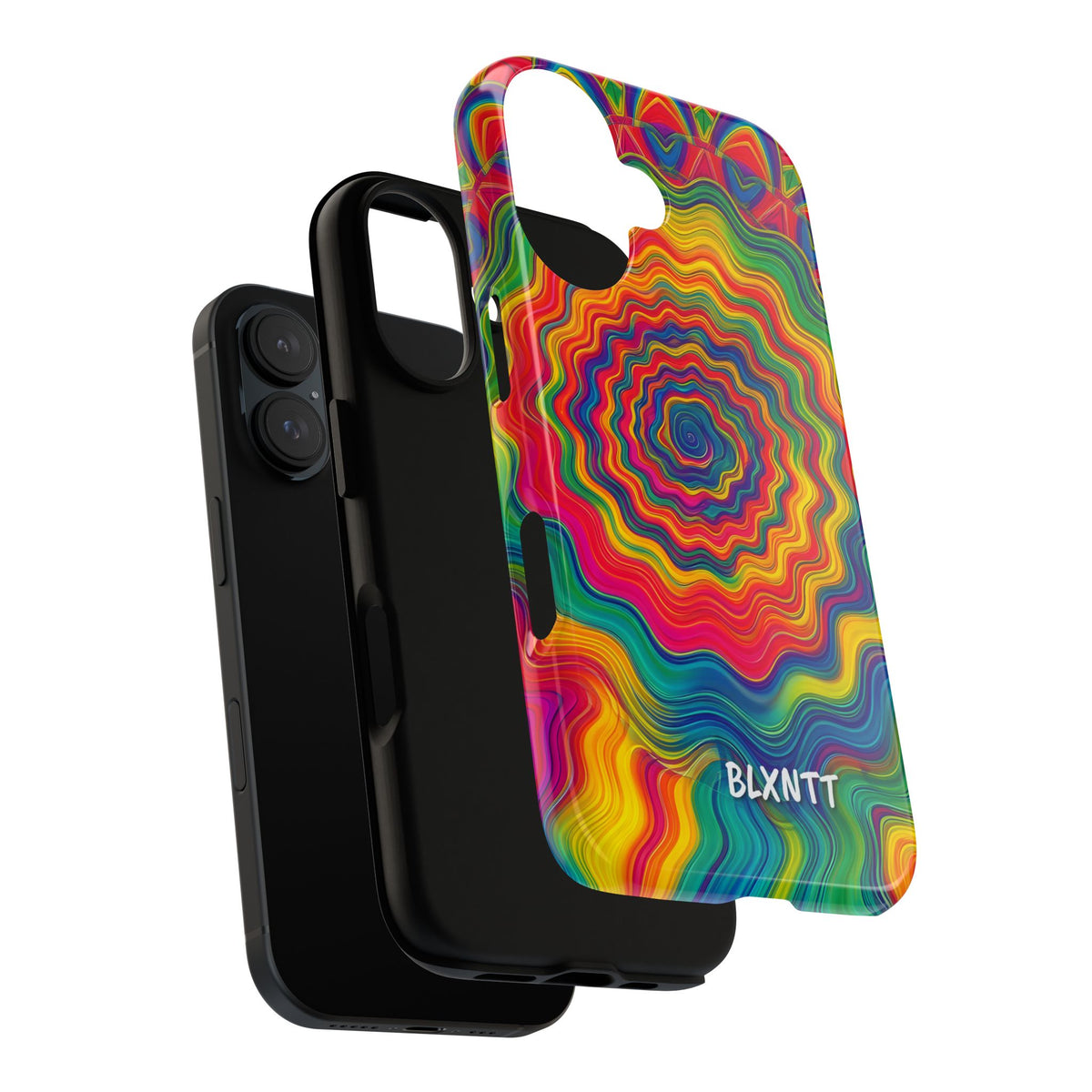 Hypnotic Rainbow Ripple Phone Case