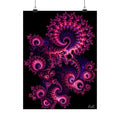 Copper Infinity - Hot Pink & Violet Poster