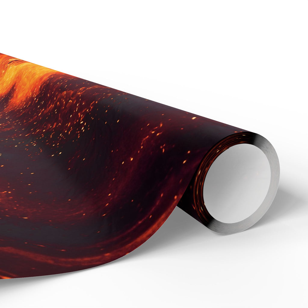 Geode Core - Molten Lava Wrapping Paper