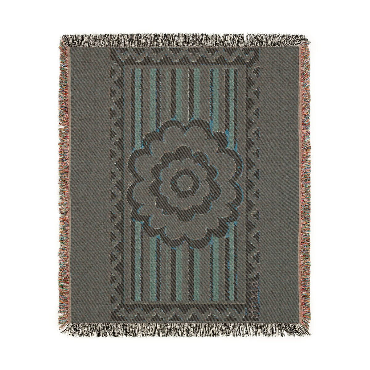 BLXNTT Red Hippie Woven Blanket #1