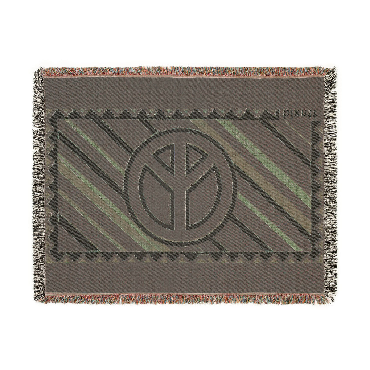 BLXNTT Purple Hippie Woven Blanket #4