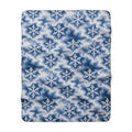 Snowflake Trippy Christmas Sherpa Blanket