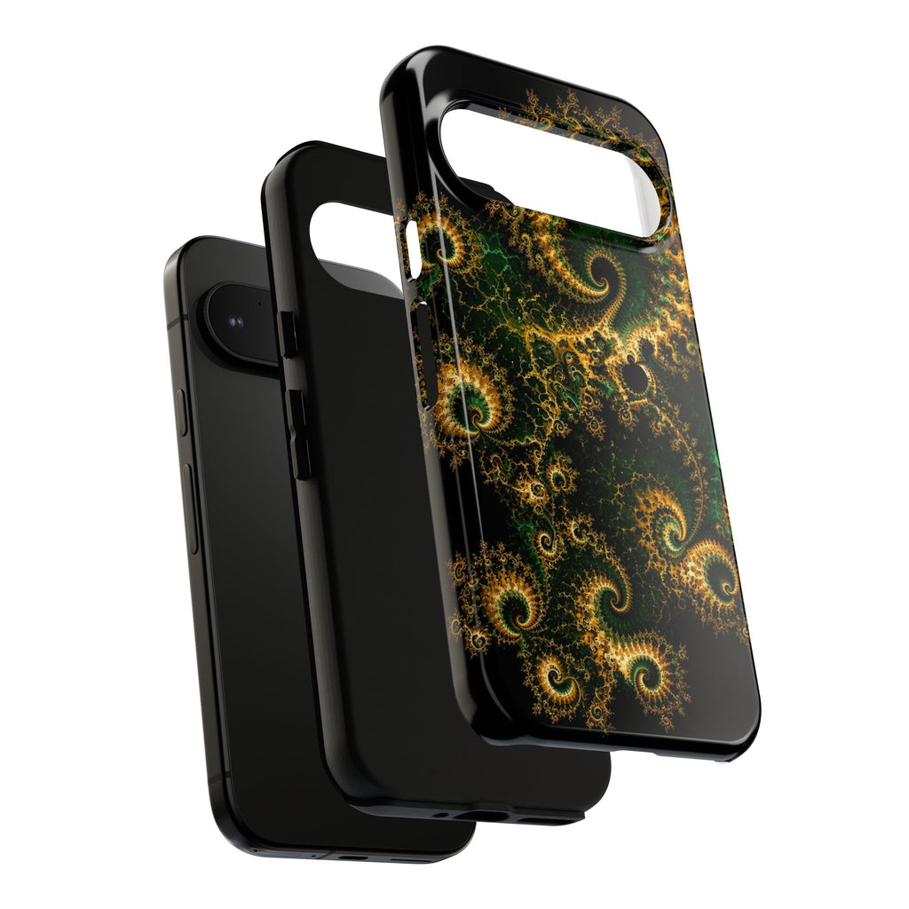 Copper Infinity - Emerald & Gold Phone Case