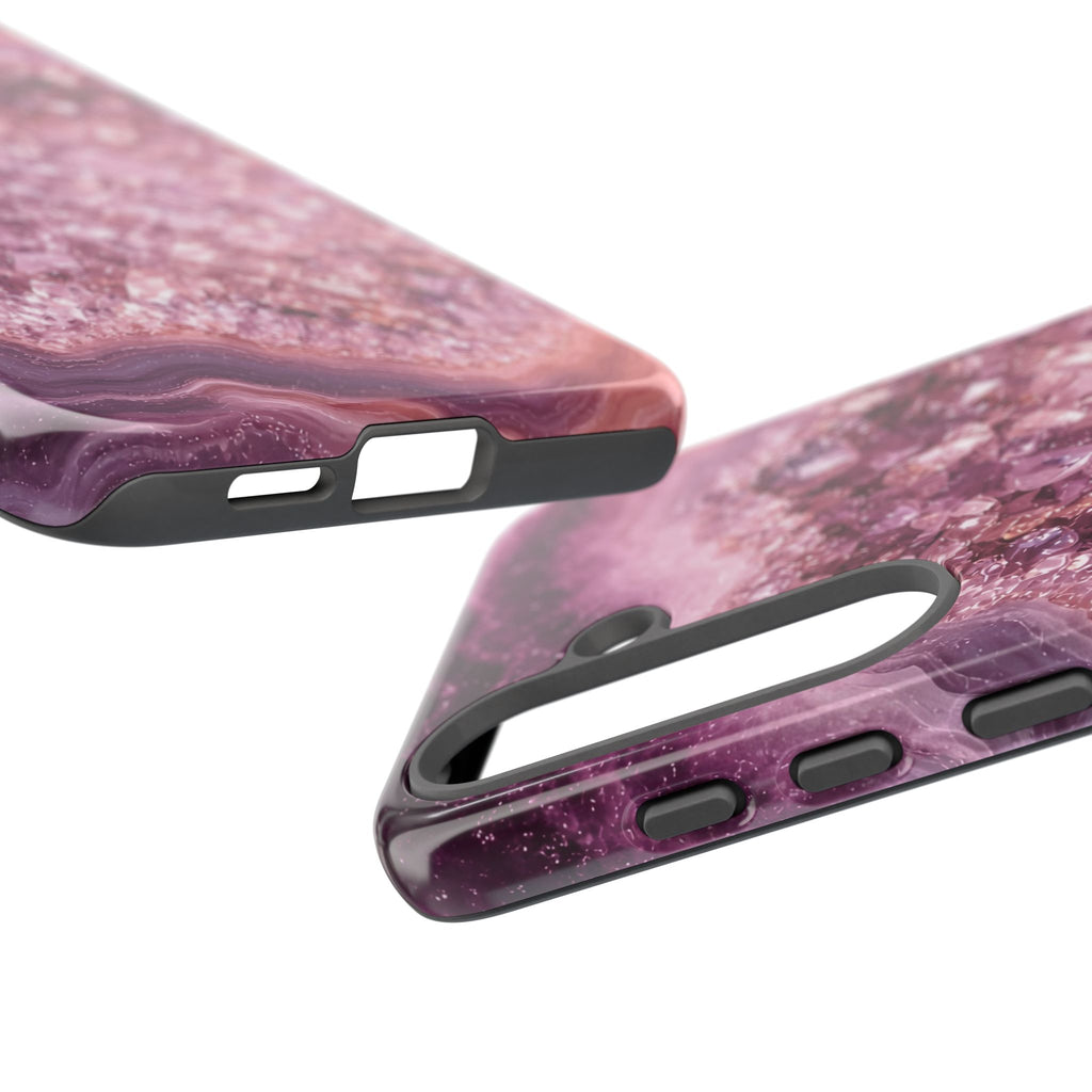 Geode Core - Rose Quartz Phone Case