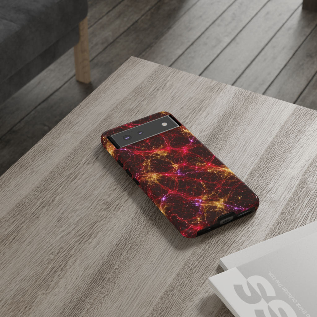 Neon Mycelium - Rainbow Nerve Phone Case
