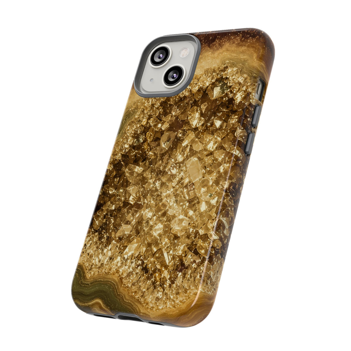 Geode Core - Gold Vein Phone Case