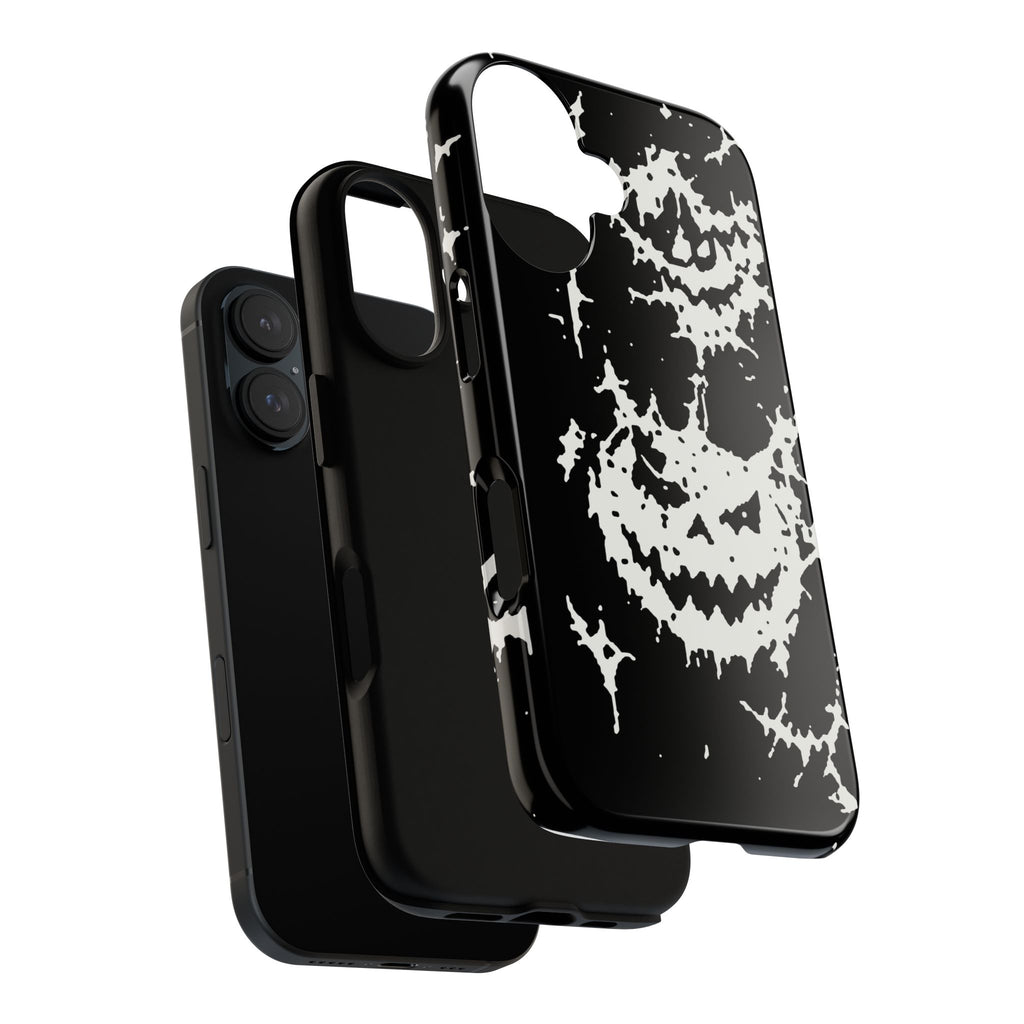 White Spiderweb Pumpkin Phone Case