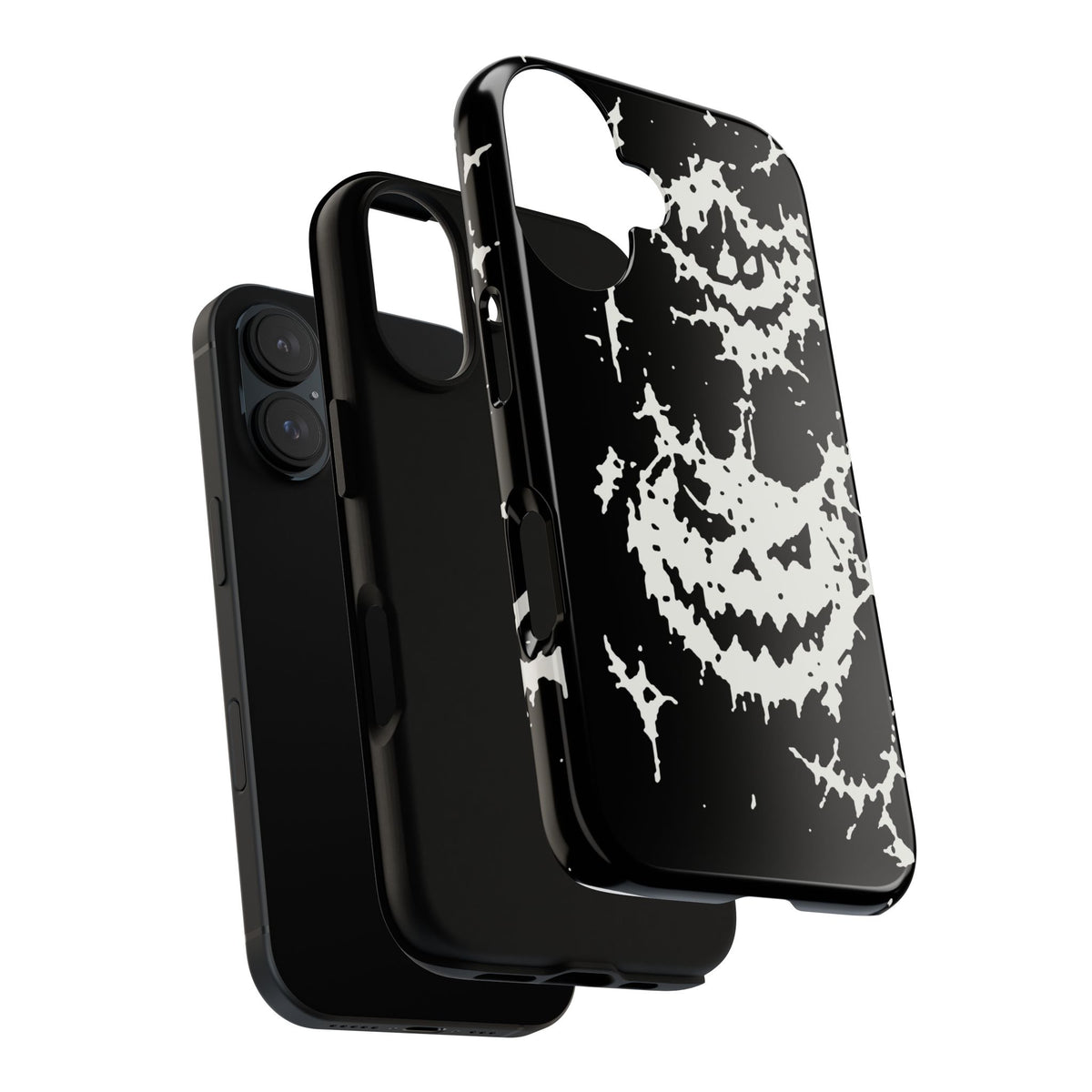 White Spiderweb Pumpkin Phone Case