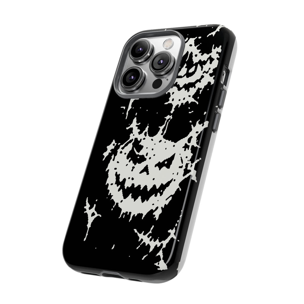 White Spiderweb Pumpkin Phone Case