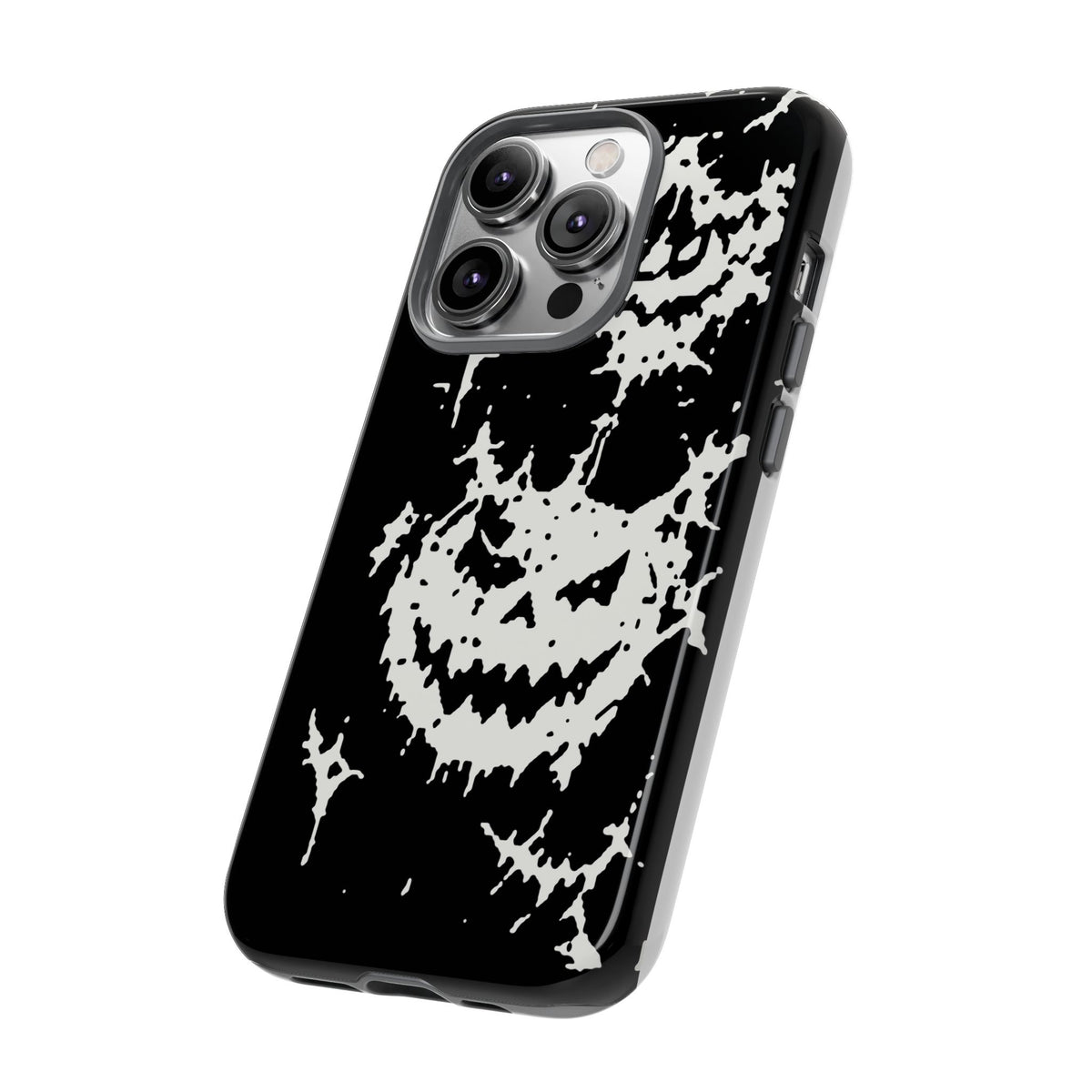 White Spiderweb Pumpkin Phone Case