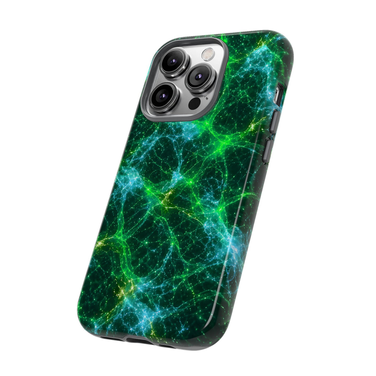 Neon Mycelium - Mermaid Phone Case