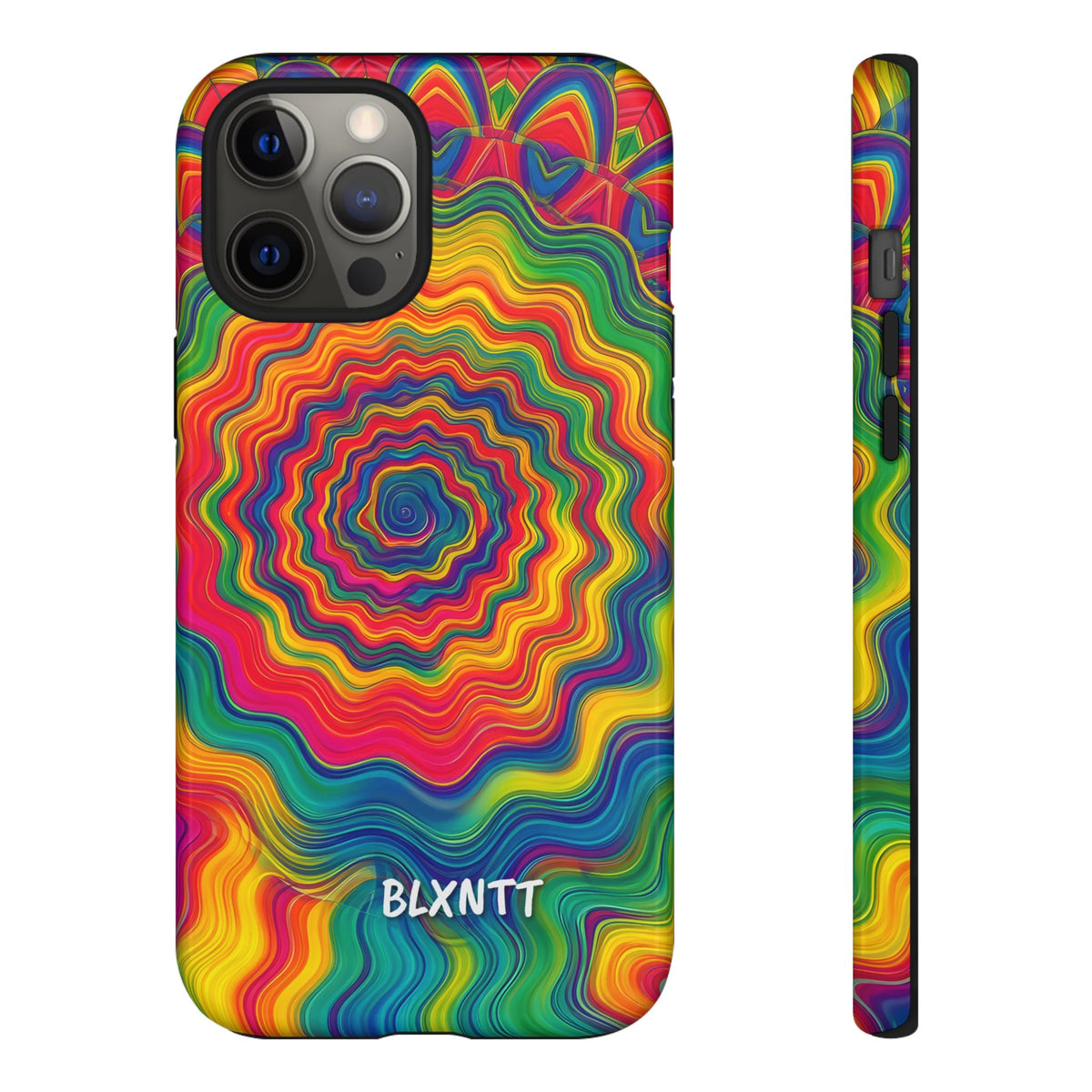 Hypnotic Rainbow Ripple Phone Case