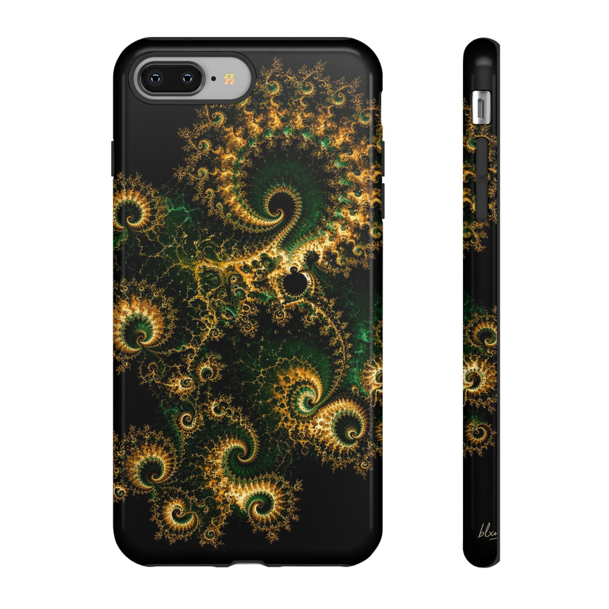 Copper Infinity - Emerald & Gold Phone Case