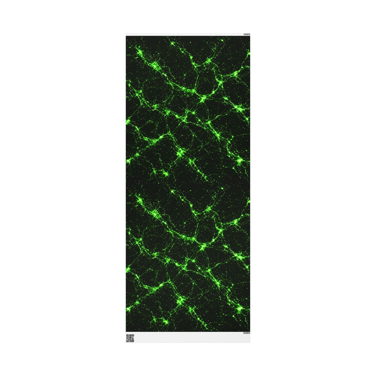 Neon Mycelium - Toxic Lime Wrapping Paper