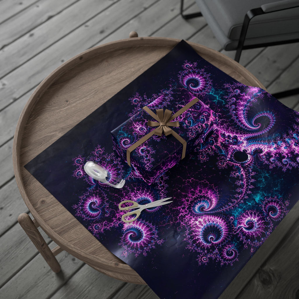 Copper Infinity - Cyberpunk Wrapping Paper