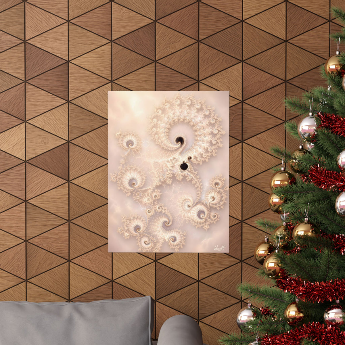 Copper Infinity - Champagne Pearl Poster