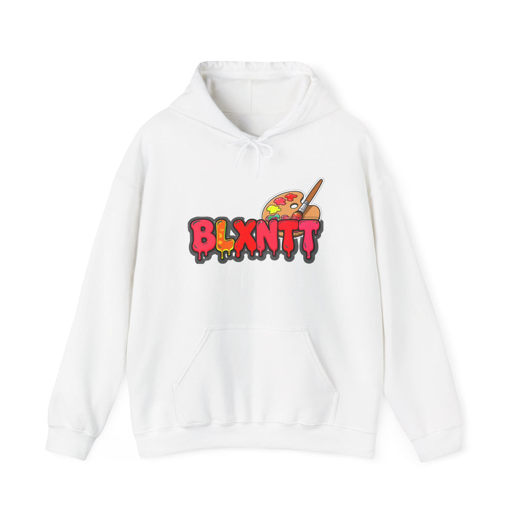 BLXNTT Paint Spill Hoodie - Red (White)