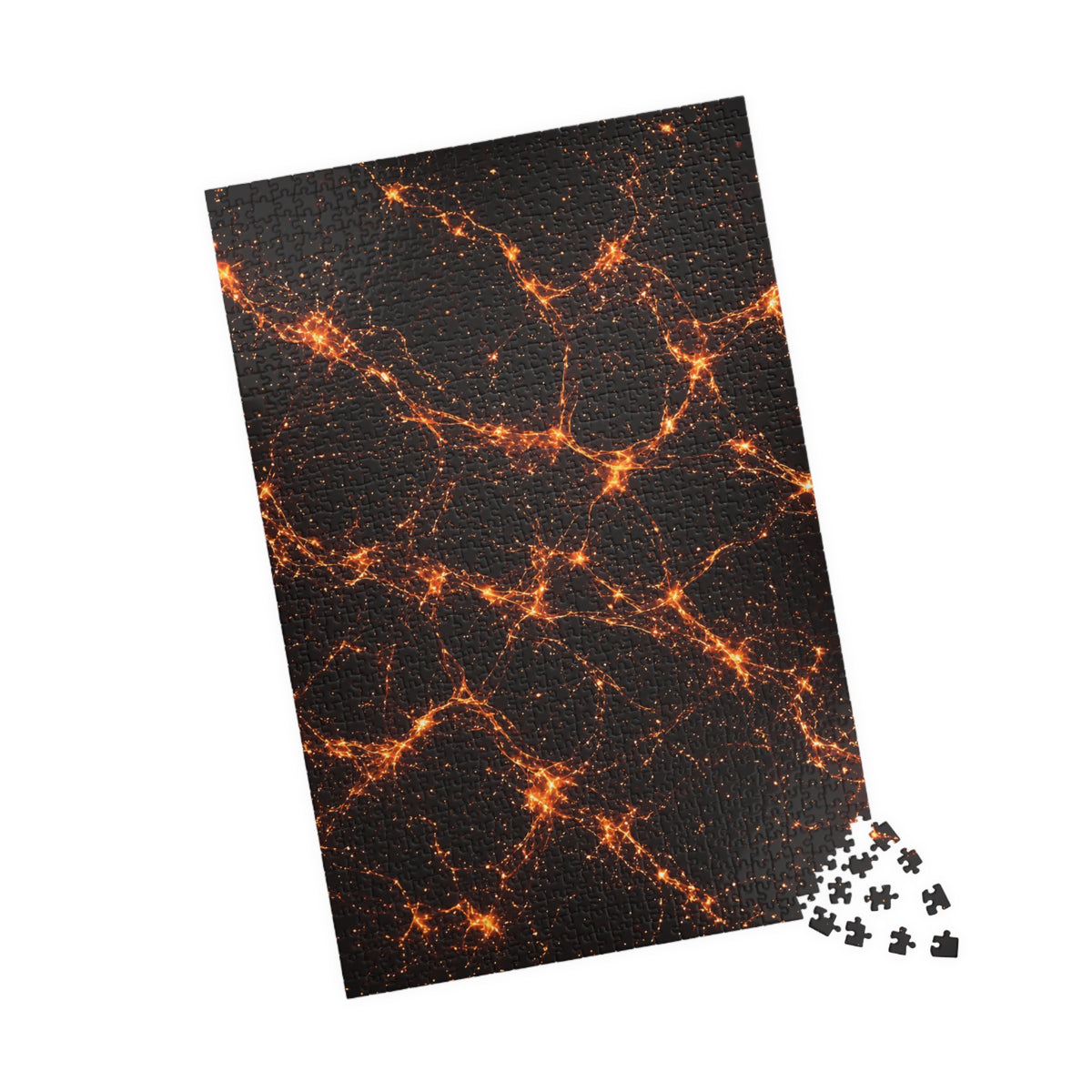 Neon Mycelium - Solar Flare Jigsaw Puzzle