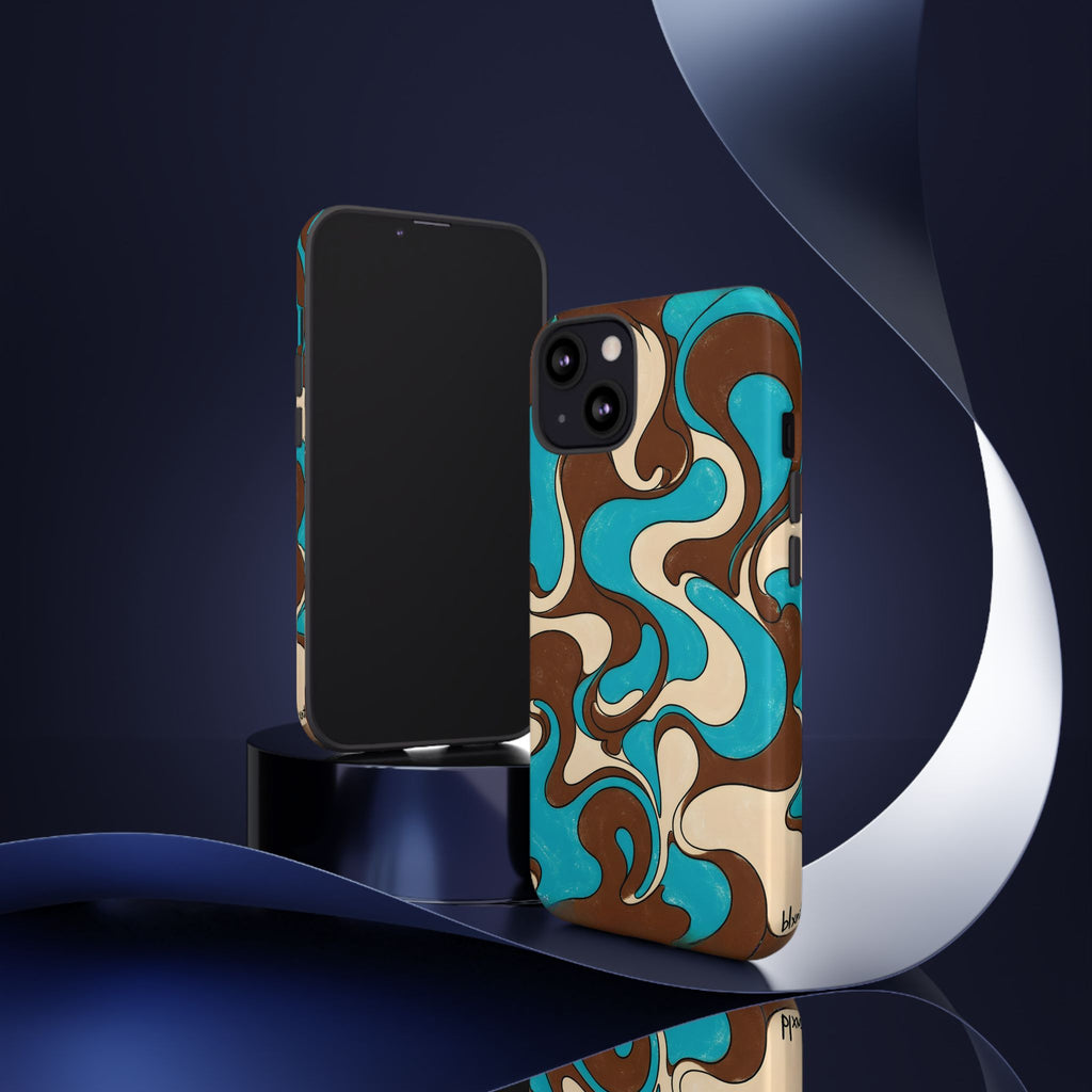Fillmore Flow - Turquoise & Chocolate Phone Case