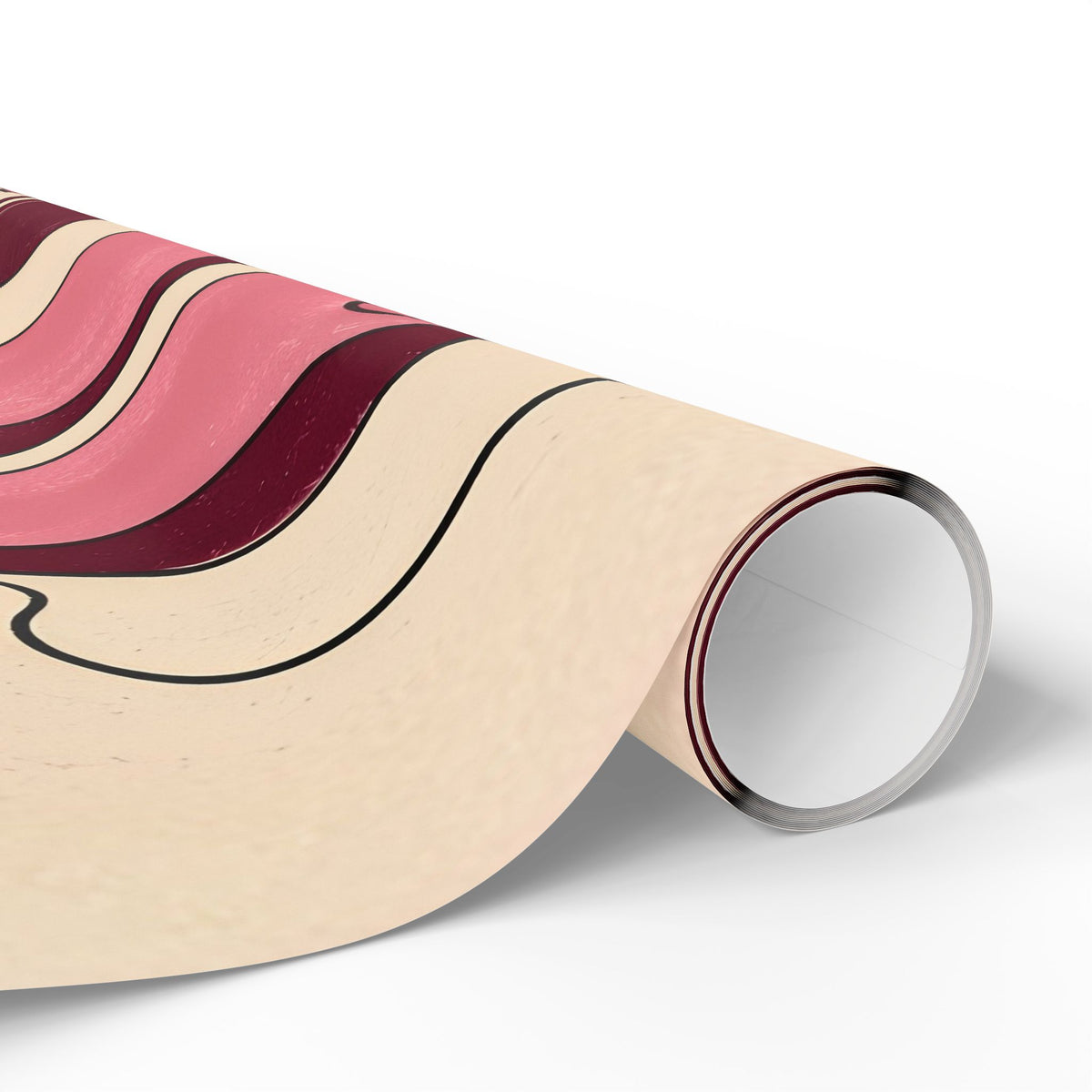 Fillmore Flow - Burgundy & Blush Wrapping Paper
