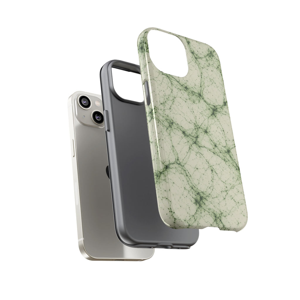 Neon Mycelium - Matcha Latte Phone Case