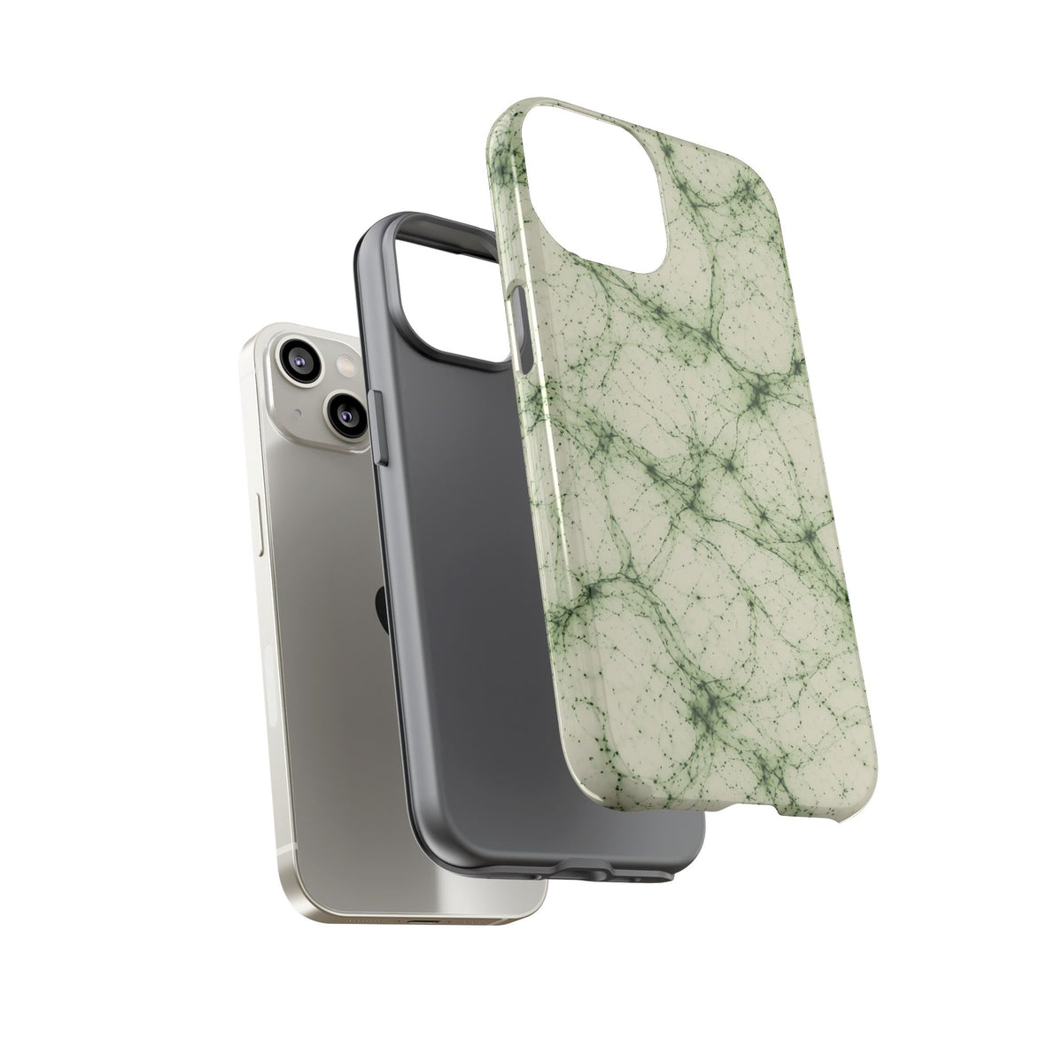 Neon Mycelium - Matcha Latte Phone Case