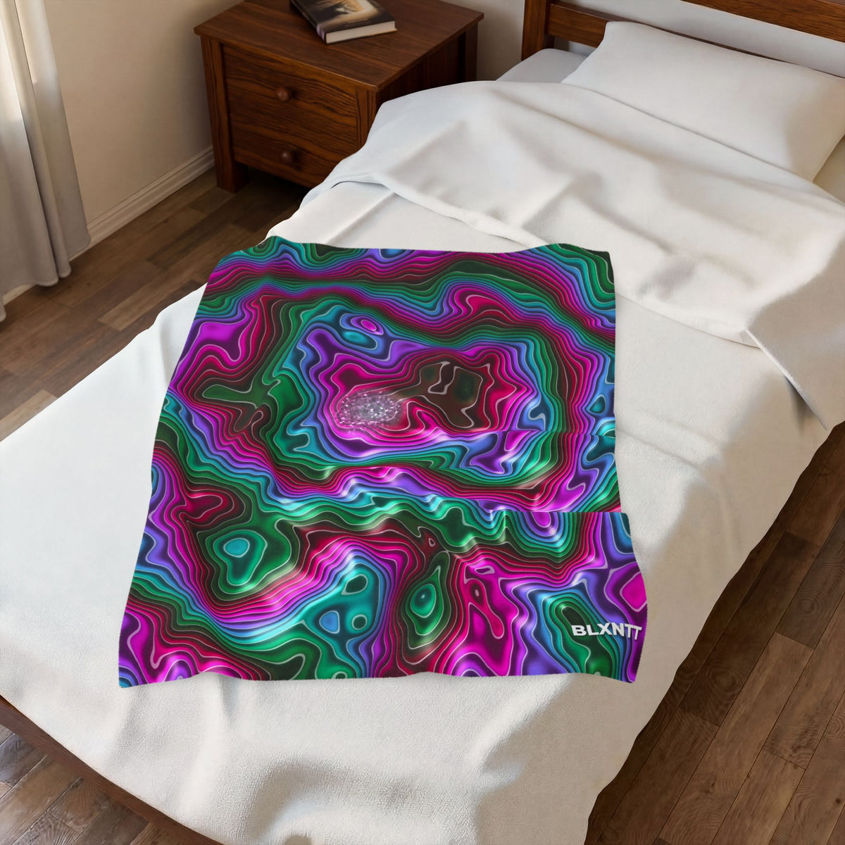 Neon Agate Blanket